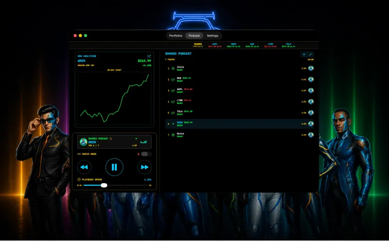 StockCar: A podcast of your portfolio, not the market.